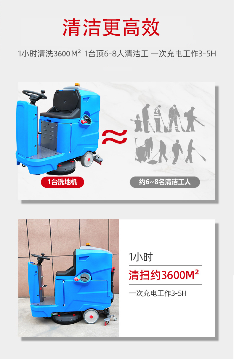 秦皇岛驾驶式洗地机更适合用在高铁站